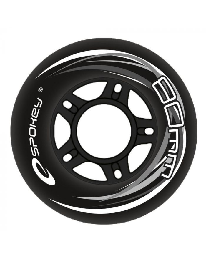 Spokey PU 80 MM - Kółka do łyżworolek; 80 mm