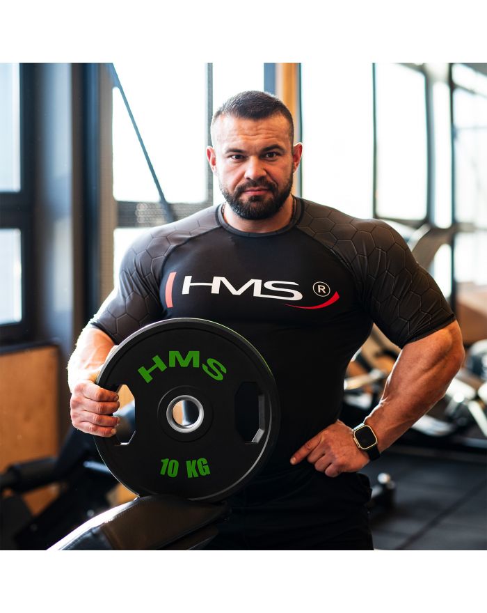TOG10 2 x 10 KG TALERZ OLIMPIJSKI OGUMOWANY 2 x 10 KG HMS