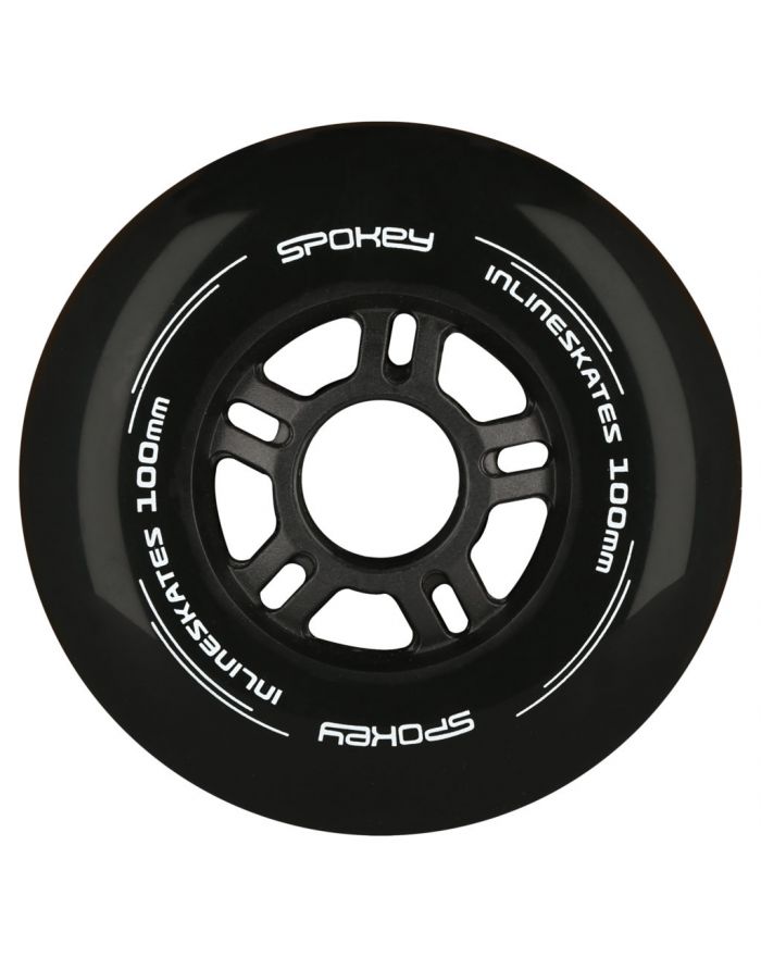 Spokey PU 100 MM - Kółka do łyżworolek; r.100 mm