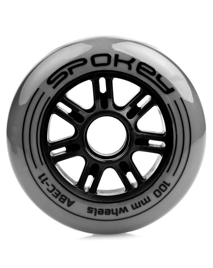 Spokey PU 100 MM - Kółka do łyżworolek; r.100 mm