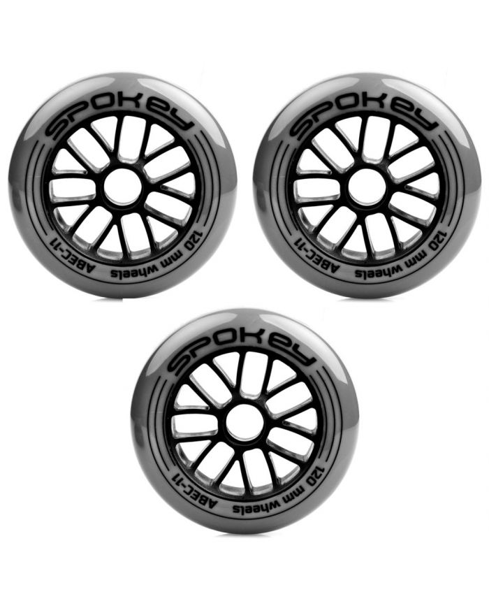 Spokey PU 120 MM - Kółka do łyżworolek; r.120 mm