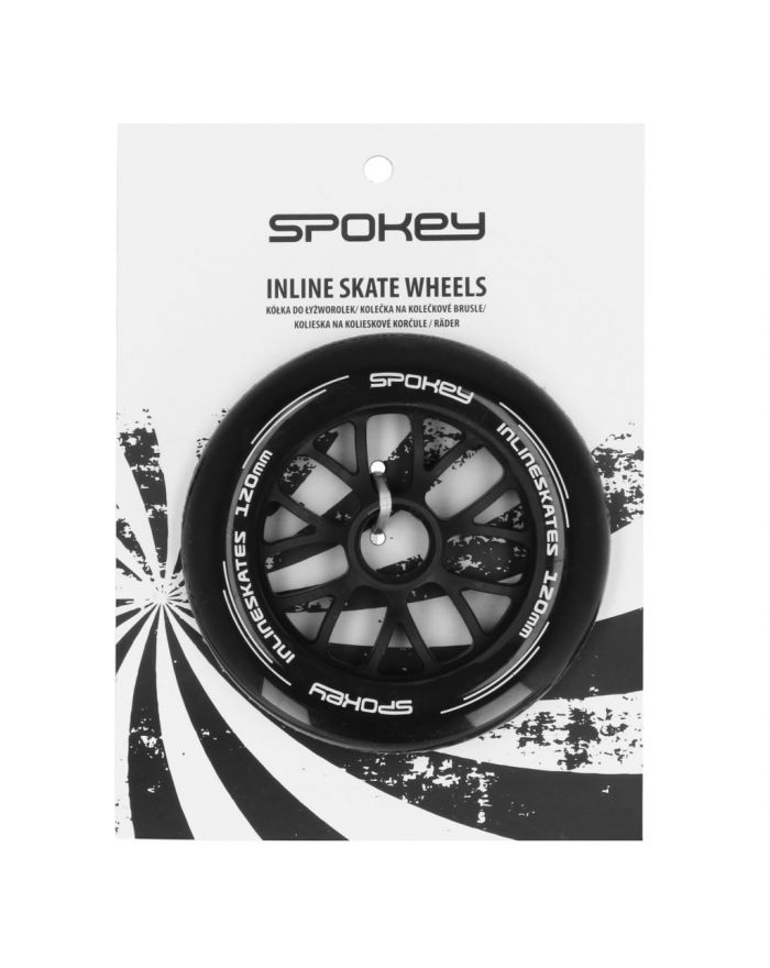 Spokey PU 120 MM - Kółka do łyżworolek; r.120 mm