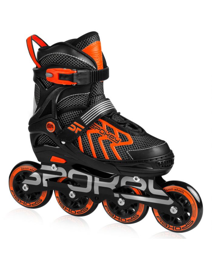 Łyżworolki KHAN 31-34 BK/OR