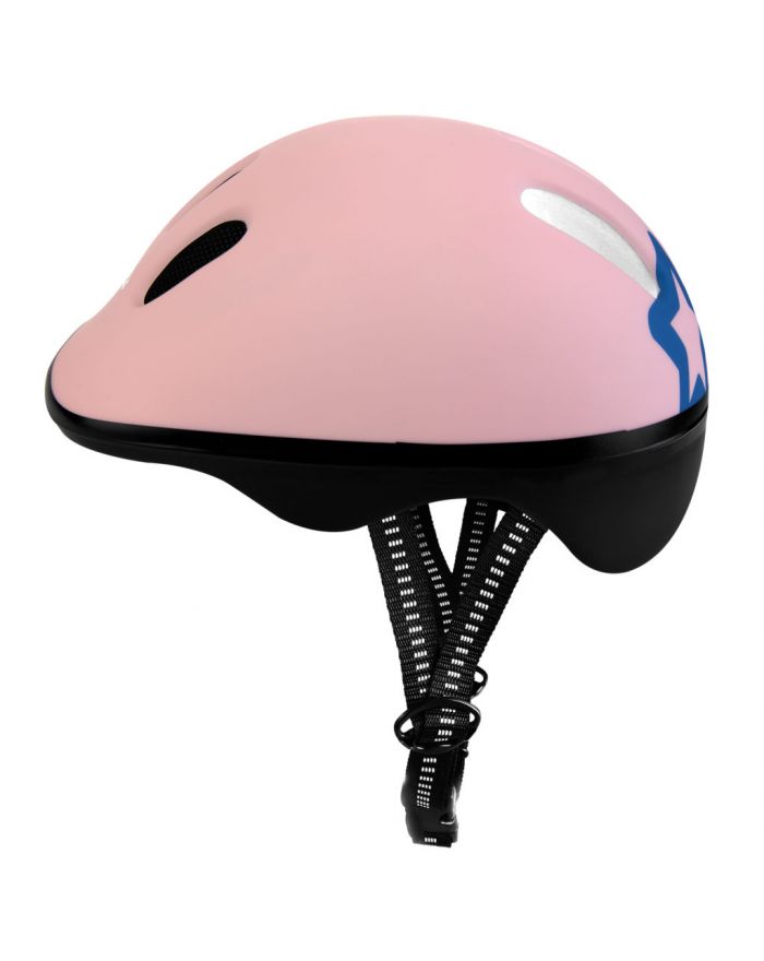 Spokey STARS 2 - Dziecięcy kask rowerowy M (52-56 cm)