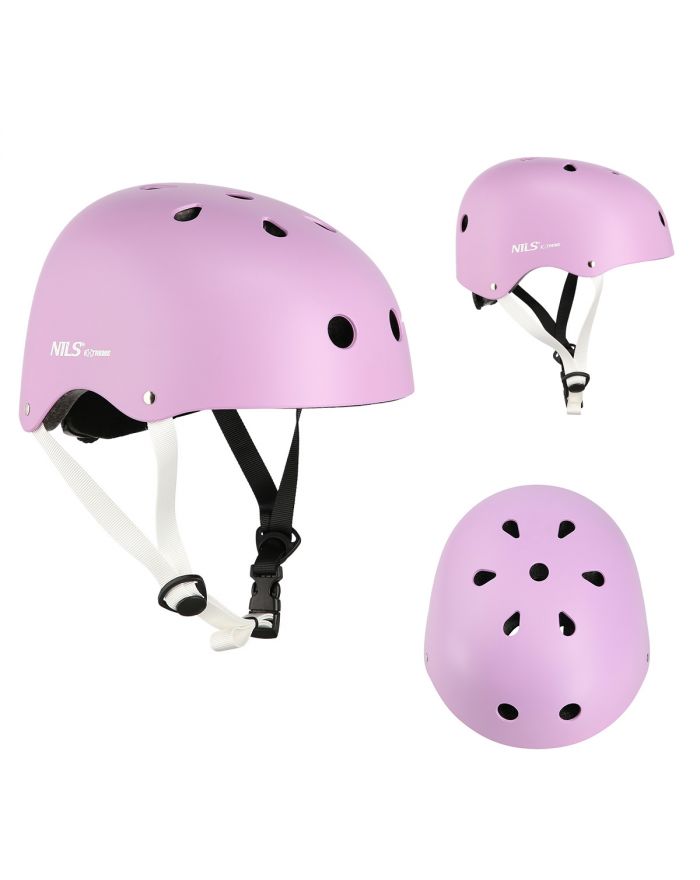 MTW001 FIOLETOWY ROZM. XS(48-52CM) KASK NILS EXTREME