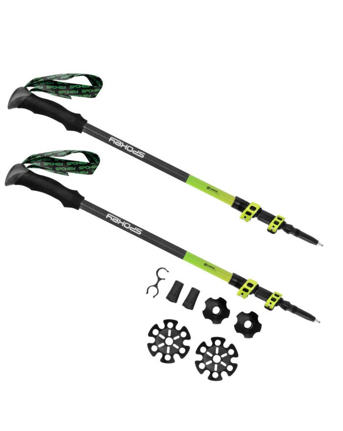 Spokey Carbon - Kije trekkingowe; carbon