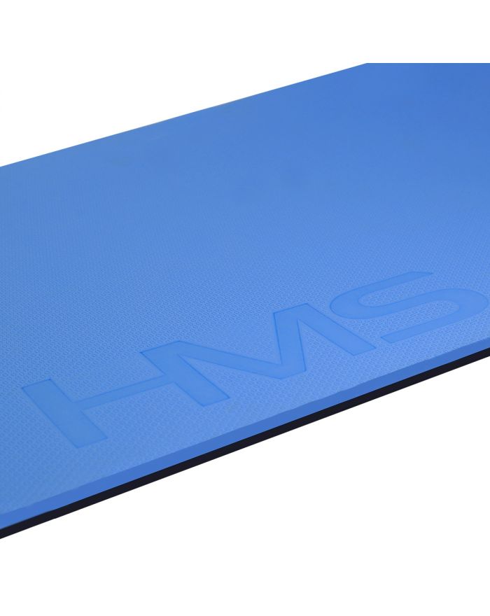 MFK03 BLUE-BLACK MATA FITNESS KLUBOWA Z OTWORAMI HMS PREMIUM