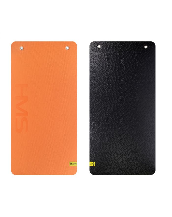 MFK01 ORANGE-BLACK MATA FITNESS KLUBOWA Z OTWORAMI HMS PREMIUM