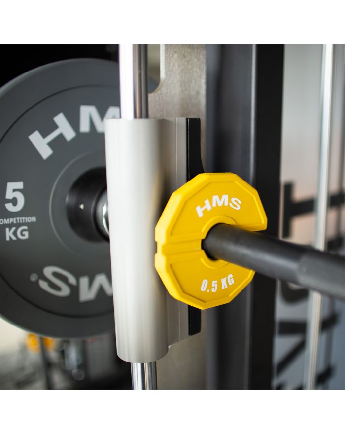 TSN50 2 x 0.5 KG TALERZ NA SPRZĘT DO TRENINGU SIŁOWEGO I FITNESS TYPU NAKŁADKA 2 x 0.5 KG HMS