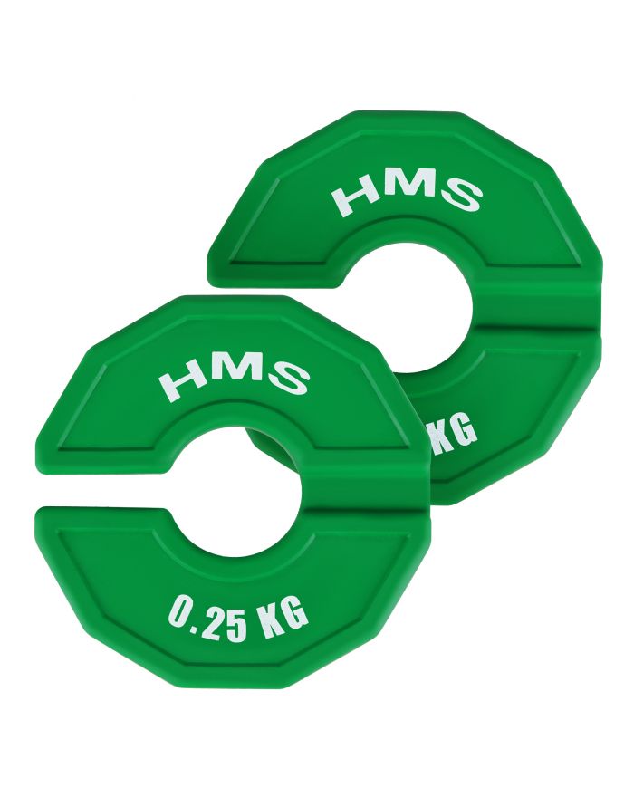 TSN25 2 x 0.25 KG TALERZ NA SPRZĘT DO TRENINGU SIŁOWEGO I FITNESS TYPU NAKŁADKA 2 x 0.25 KG HMS