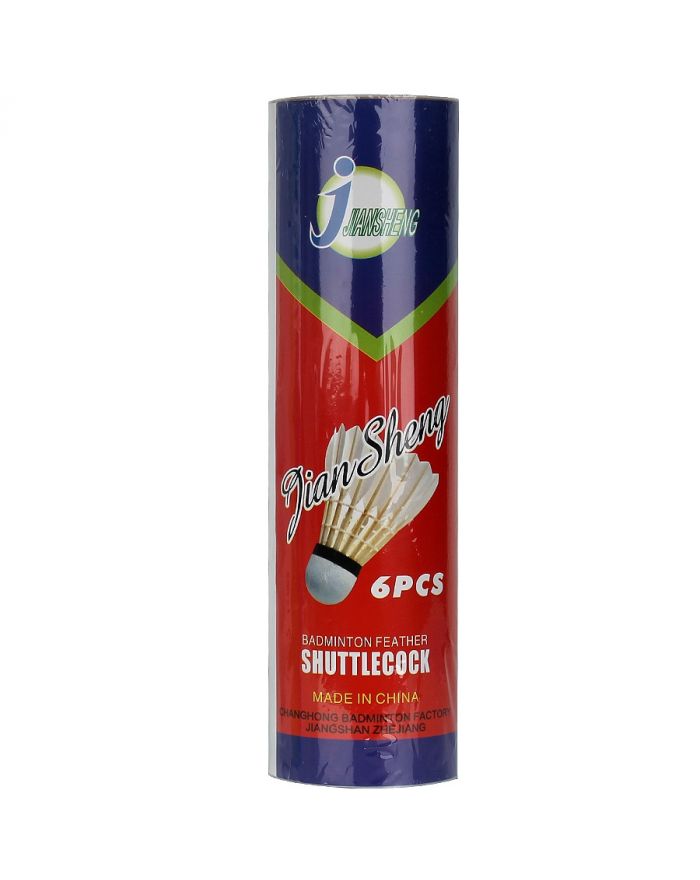 Lotka do badmintona piórkowa 6 szt Techman