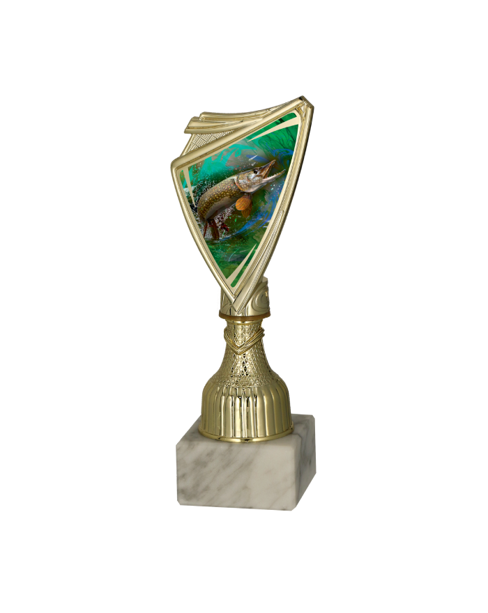 Puchar plastikowy złoty - WĘDKARSTWO 18.5cm