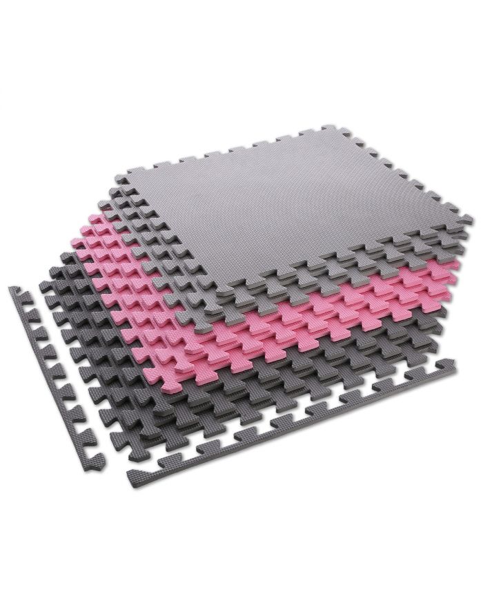 MP10 MATA PUZZLE MULTIPACK PINK-GREY 9 ELEMENTÓW 10MM ONE FITNESS