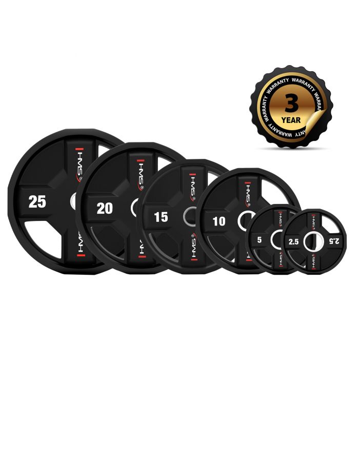 TPC20 TALERZ OLIMPIJSKI POLIURETANOWY CPU 20 KG HMS
