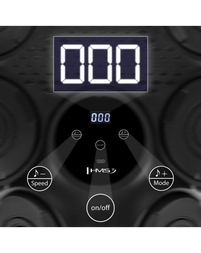 TB30 ELEKTRONICZNA TARCZA BOKSERSKA BLUETOOTH Z MUZYKĄI RĘKAWICAMI HMS