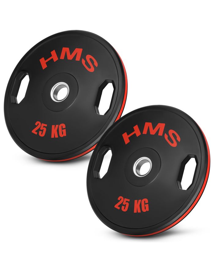 TOG25 2 x 25 KG TALERZ OLIMPIJSKI OGUMOWANY 2 x 25 KG HMS