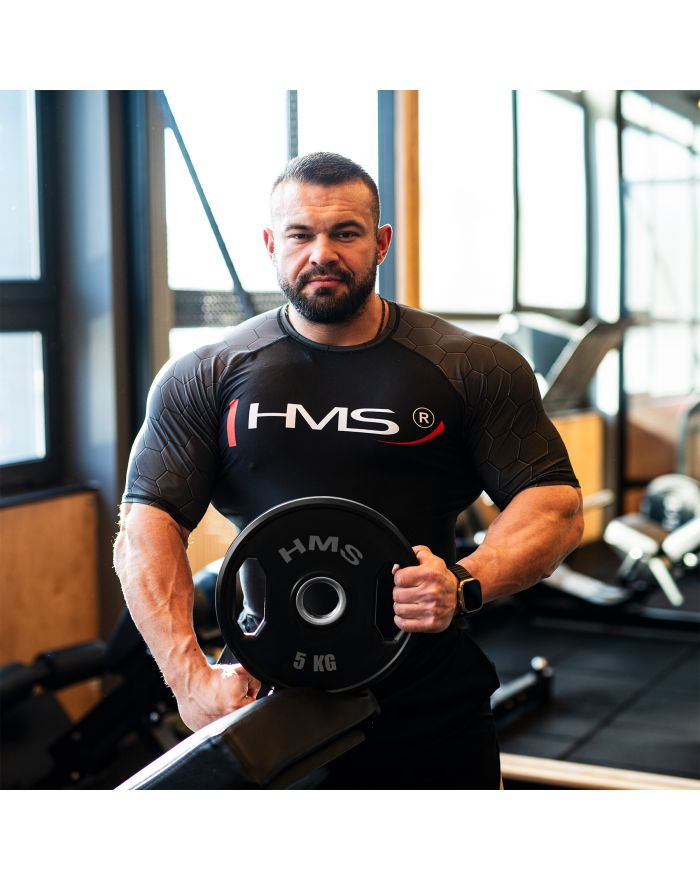 TOG05 2 x 5 KG TALERZ OLIMPIJSKI OGUMOWANY 2 x 5 KG HMS