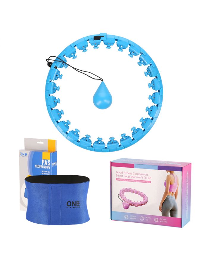 FH01 BLUE HULA HOP Z OBCIĄŻNIKIEM