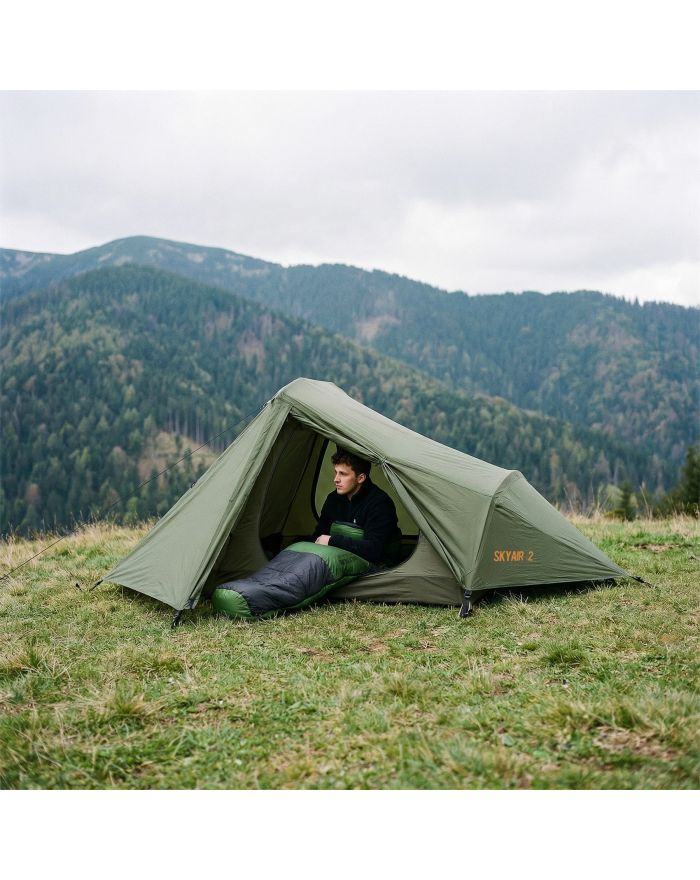 NC1705 ŚPIWÓR ULTRA LIGHT CZARNO-ZIELONY NILS CAMP