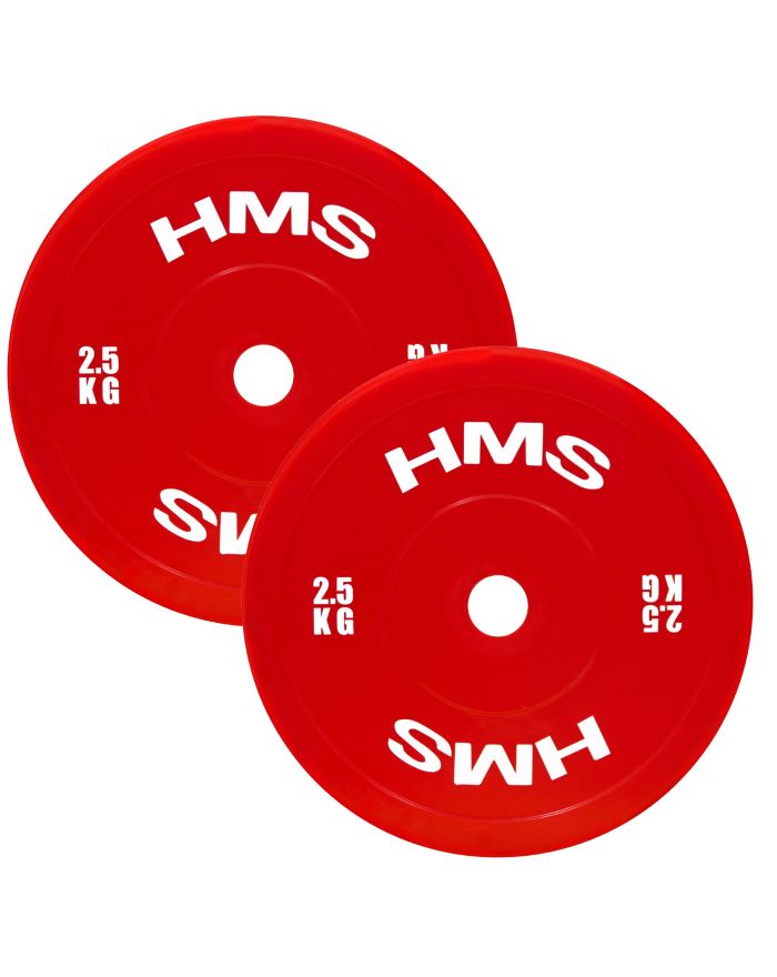 TPP02 (2 x 2.5 KG) RED TALERZ OLIMPIJSKI TECHNICZNY PE 2 x 2.5 KG HMS