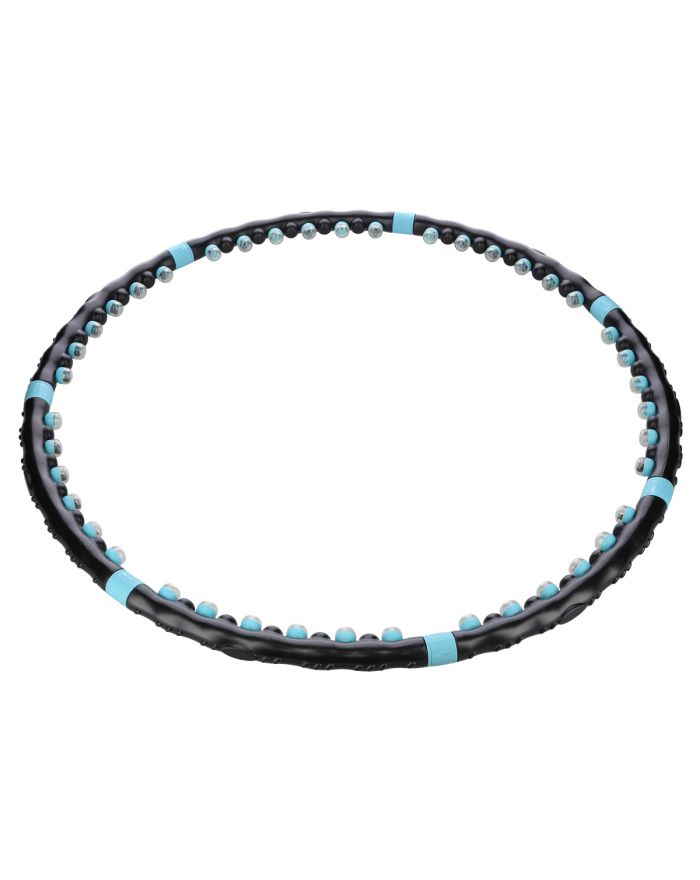 HHP006 BLACK-BLUE HULA HOP MASUJĄCY Z MAGNESAMI 98CM HMS