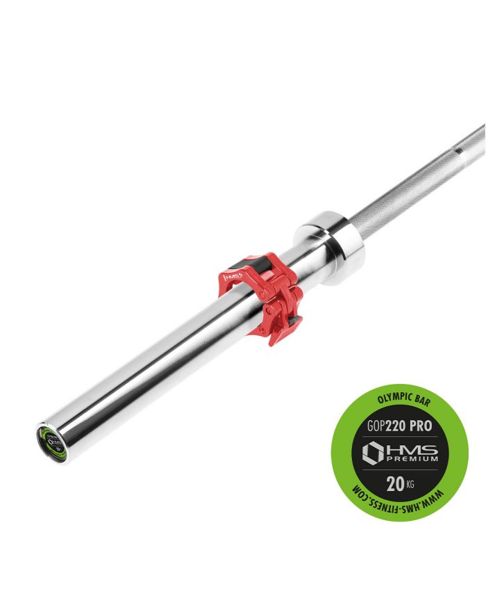 GOP220 PRO + ZG1000R ZACISKI LOCK GRYF PROSTY OLIMPIJSKI 20KG 2200MM HMS