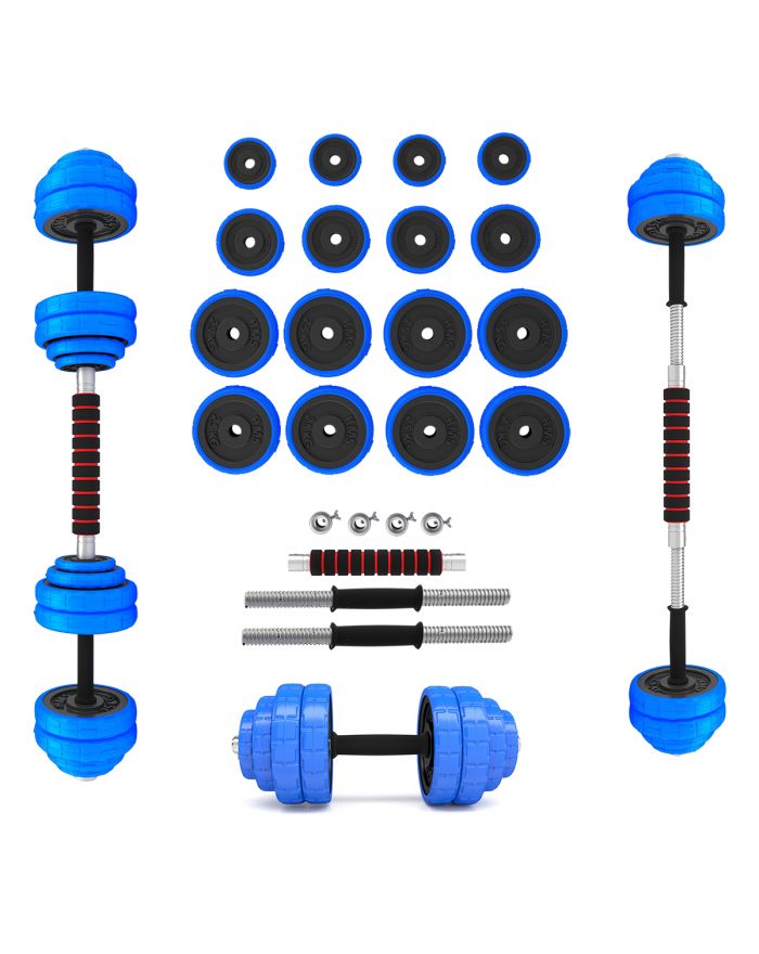 SGG30 BAR SZTANGIELKI REGULOWANE GUMOWANE 30KG HMS