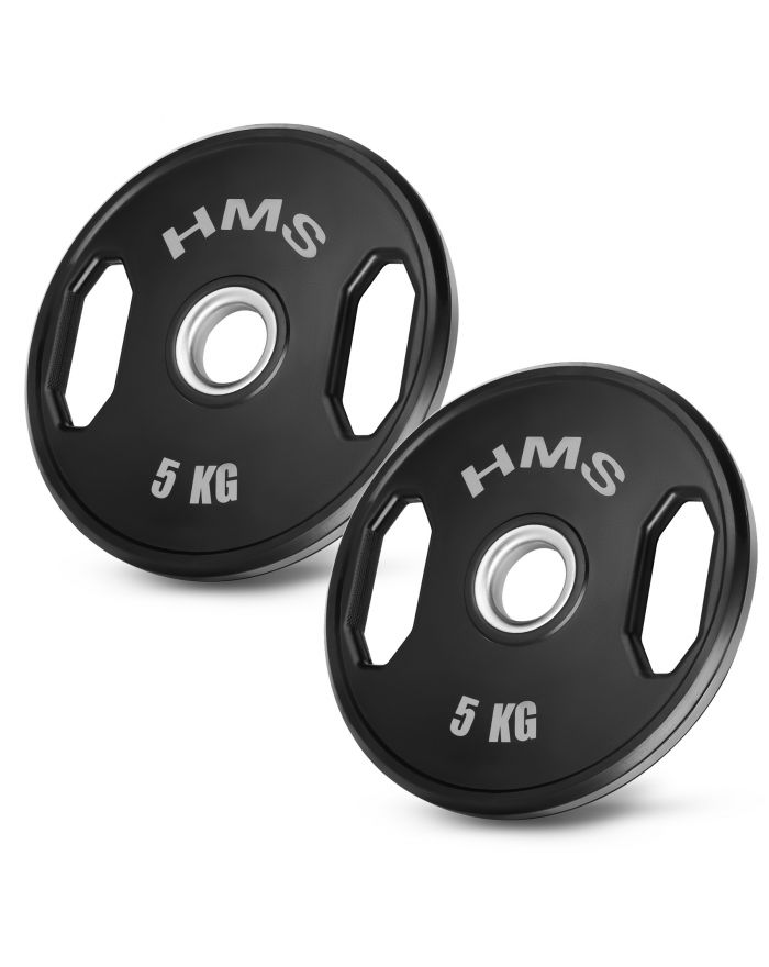 TOG05 2 x 5 KG TALERZ OLIMPIJSKI OGUMOWANY 2 x 5 KG HMS