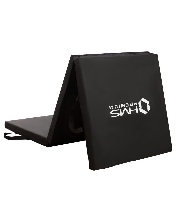 MGS02 BLACK MATERAC GIMNASTYCZNY SKŁADANY 1800x600MM HMS PREMIUM