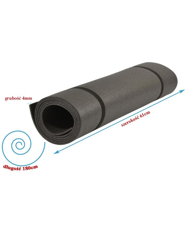 MATA DO JOGI 1800x610x4MM GRAFITOWA ENERO FIT