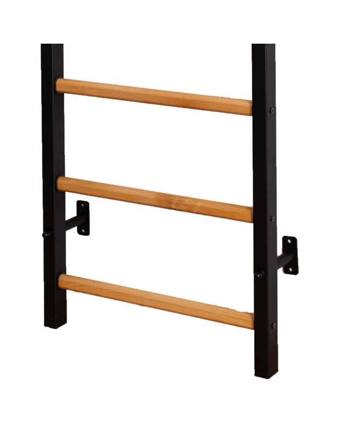 DRABINKA GIMNASTYCZNA DREWNIANO METALOWA Z METALOWYM DRĄŻKIEM BENCHK 721B