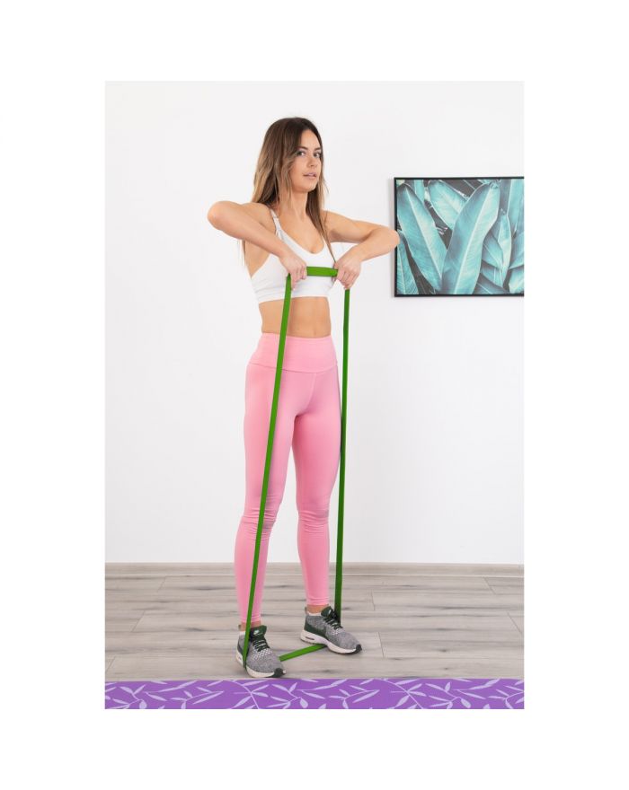 GUMA TAŚMA OPOROWA POWER BAND 25-60KG ZIELONA ENERO FIT