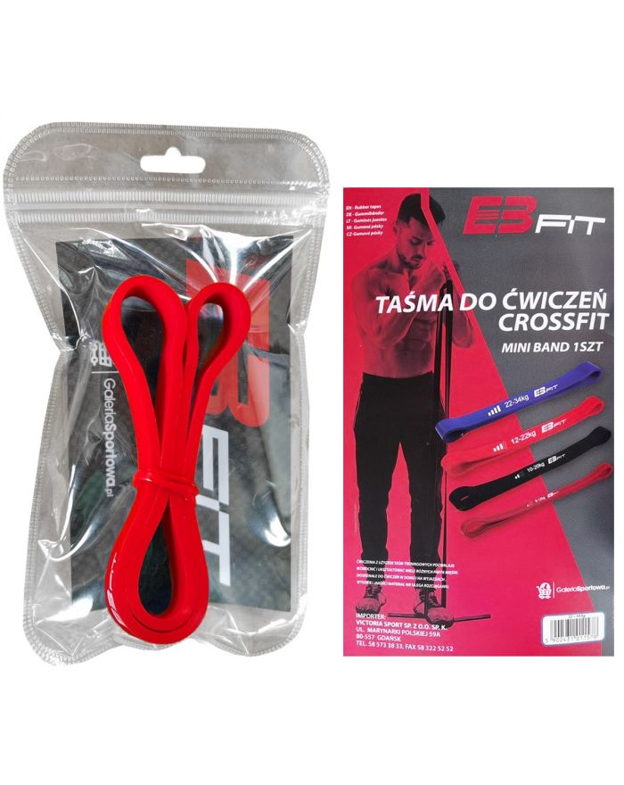 GUMA TAŚMA DO ĆWICZEŃ FITNESS CROSSFIT MINI BAND 8-12KG ENERO FIT