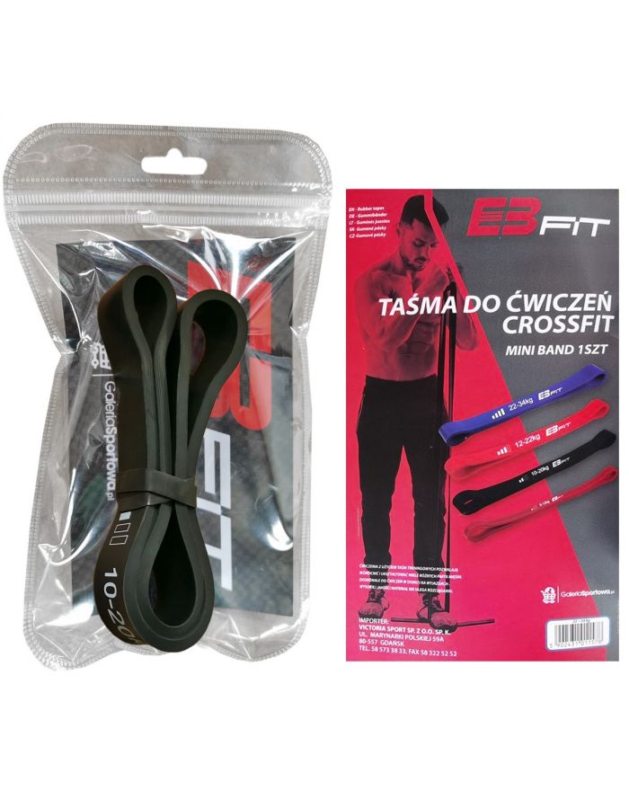 GUMA TAŚMA DO ĆWICZEŃ FITNESS CROSSFIT MINI BAND 10-20KG ENERO FIT