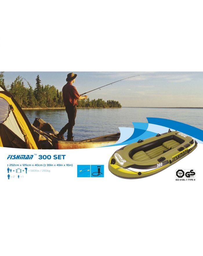 PONTON FISHMAN 300 SET 252x125x26CM 07208-1