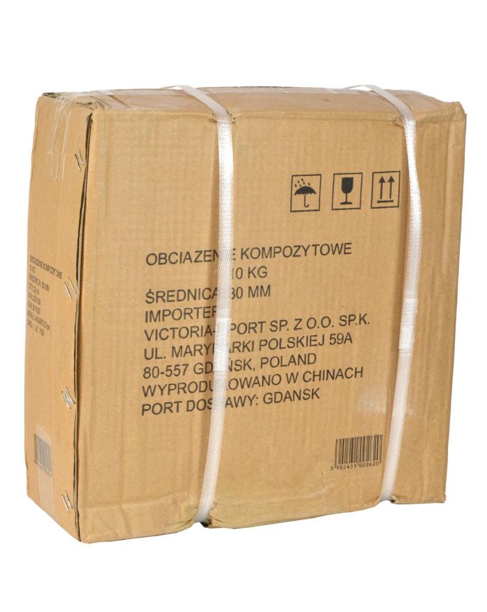OBCIĄŻENIE BETONOWE 10 KG ENERO FIT fi29MM