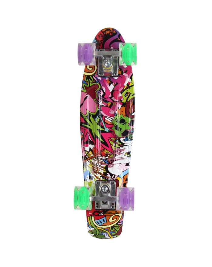 DESKOROLKA PLASTIKOWA 22 CALE ENERO GRAFFITI LED 1030852