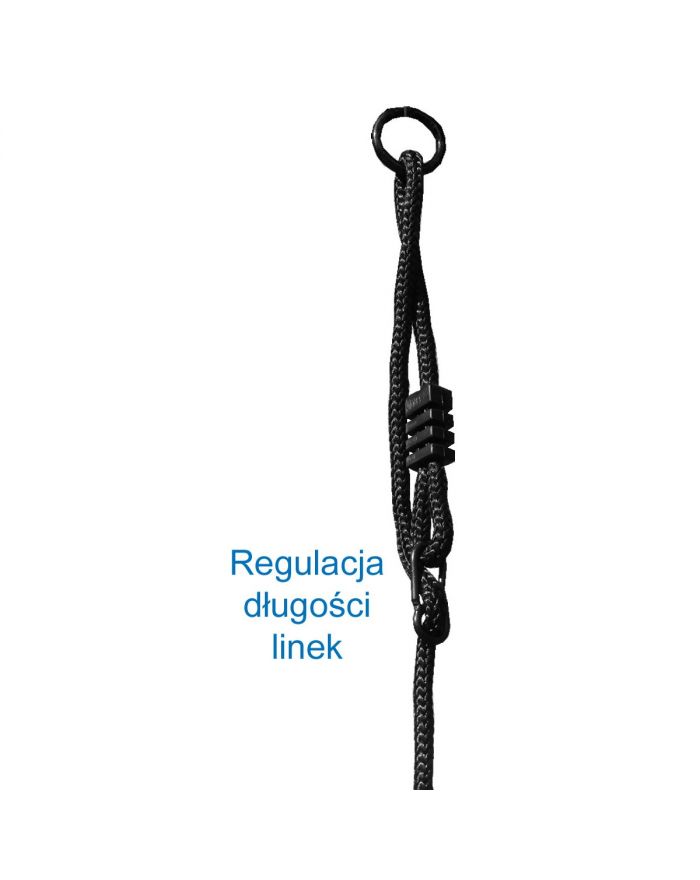 HUŚTAWKA OGRODOWA BOCIANIE GNIAZDO 110CM XXXL NIEBIESKA
