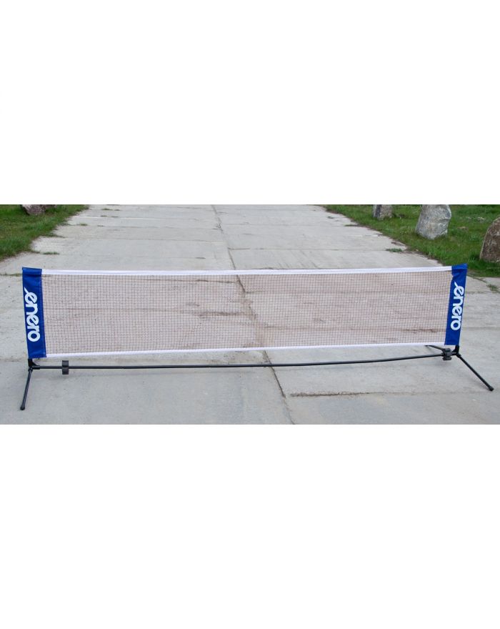 SIATKA ZE SŁUPKAMI ENERO 310X73CM 2W1 DO TENISA ZIEMNEGO, SIATKONOGI