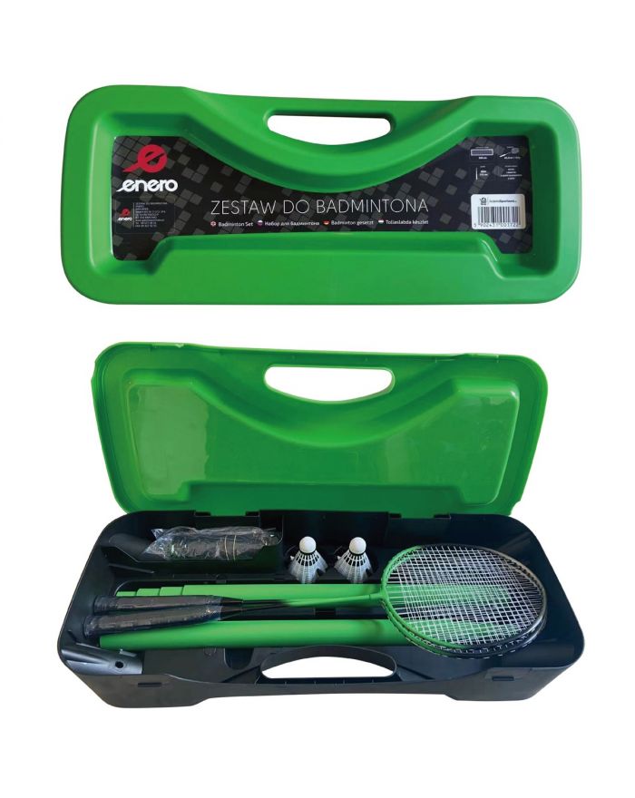 ZESTAW PLAŻOWO-OGRODOWY DO BADMINTONA 3W1 ENERO