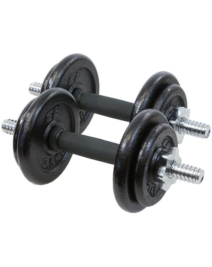 HANTLA ŻELIWNA 19 KG ( 2x9.5 KG ) WALIZKA ENERO FIT