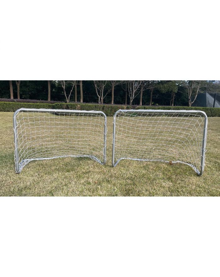 ZESTAW 2 BRAMEK DO PIŁKI NOŻNEJ Z SIATKĄ 78x56x45CM