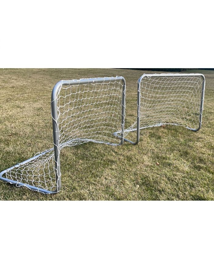 ZESTAW 2 BRAMEK DO PIŁKI NOŻNEJ Z SIATKĄ 78x56x45CM