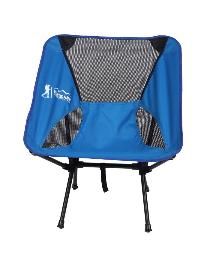 FOTEL TURYSTYCZNO PLAŻOWY 58x52x64CM NIEBIESKI