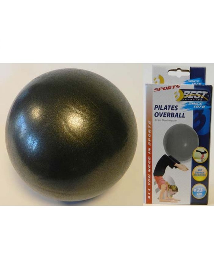 PIŁKA FITNESS PILATES 23CM - ANTRACYT BEST SPORTING