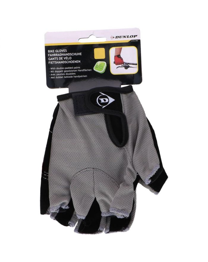 RĘKAWICZKI ROWEROWE SENIOR SZARE DUNLOP R.XL