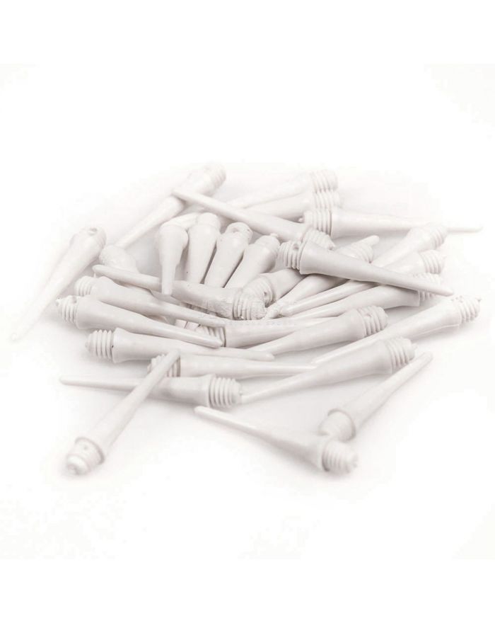 KOŃCÓWKA DART DO RZUTEK PLASTIKOWE - SPARE 50 SZT BIAŁE ENERO