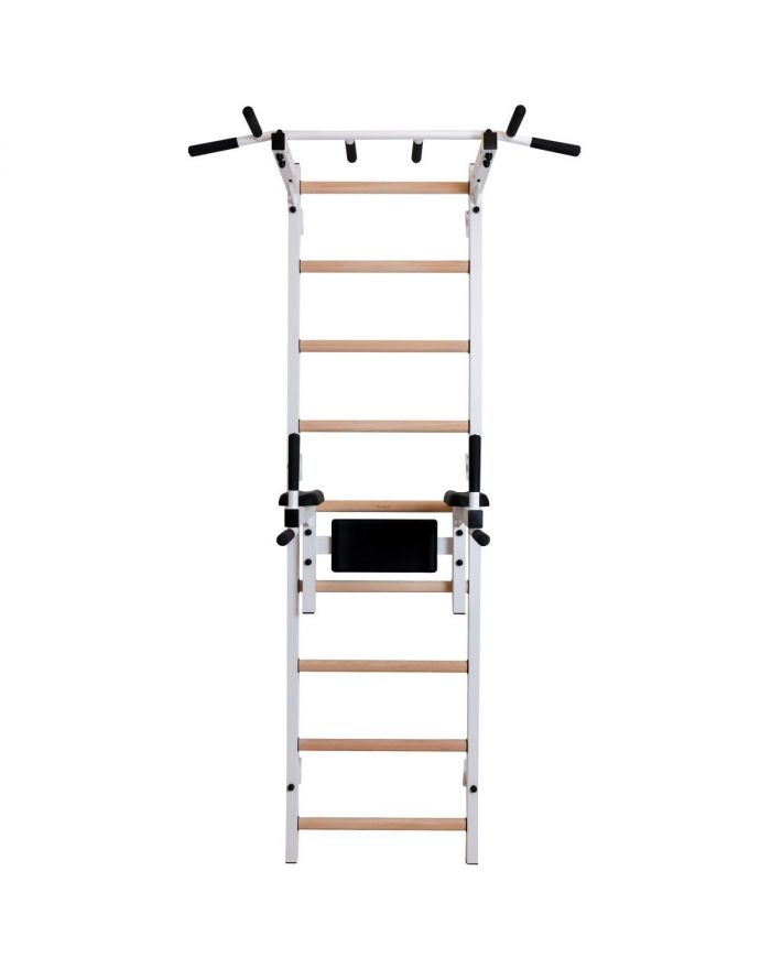 DRABINKA GIMNASTYCZNA Z DRĄŻKIEM I PORĘCZĄ DO ĆWICZEŃ BENCHK 722W