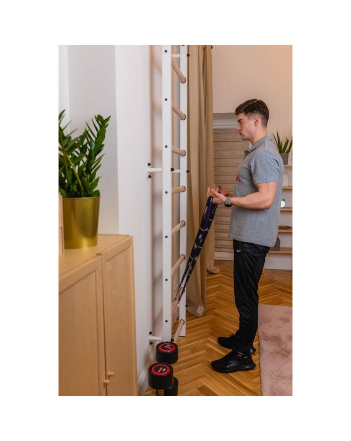 DRABINKA GIMNASTYCZNA DREWNIANO METALOWA BENCHK 700W