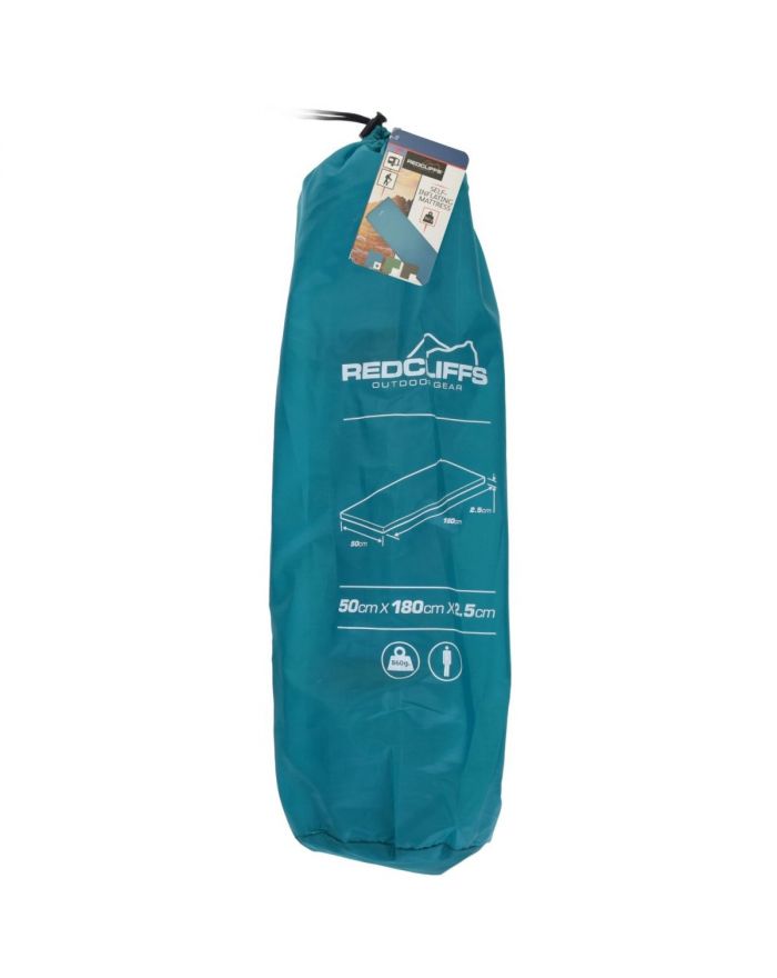 MATA SAMOPOMPUJĄCA TURYSTYCZNA MATERAC 180x50x2,5CM REDCLIFFS NIEBIESKI